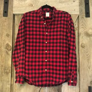 J Crew Buffalo Check button up